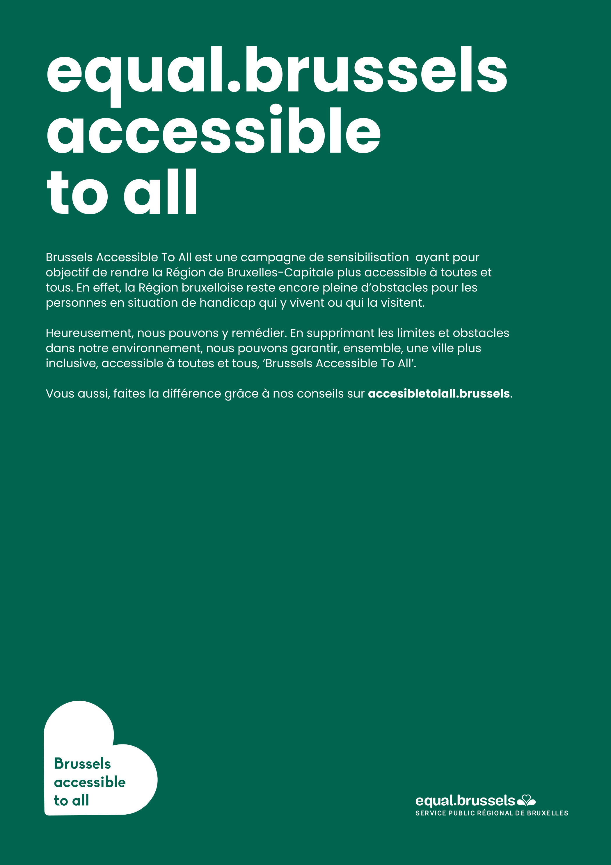 Brussels accesible to all poster