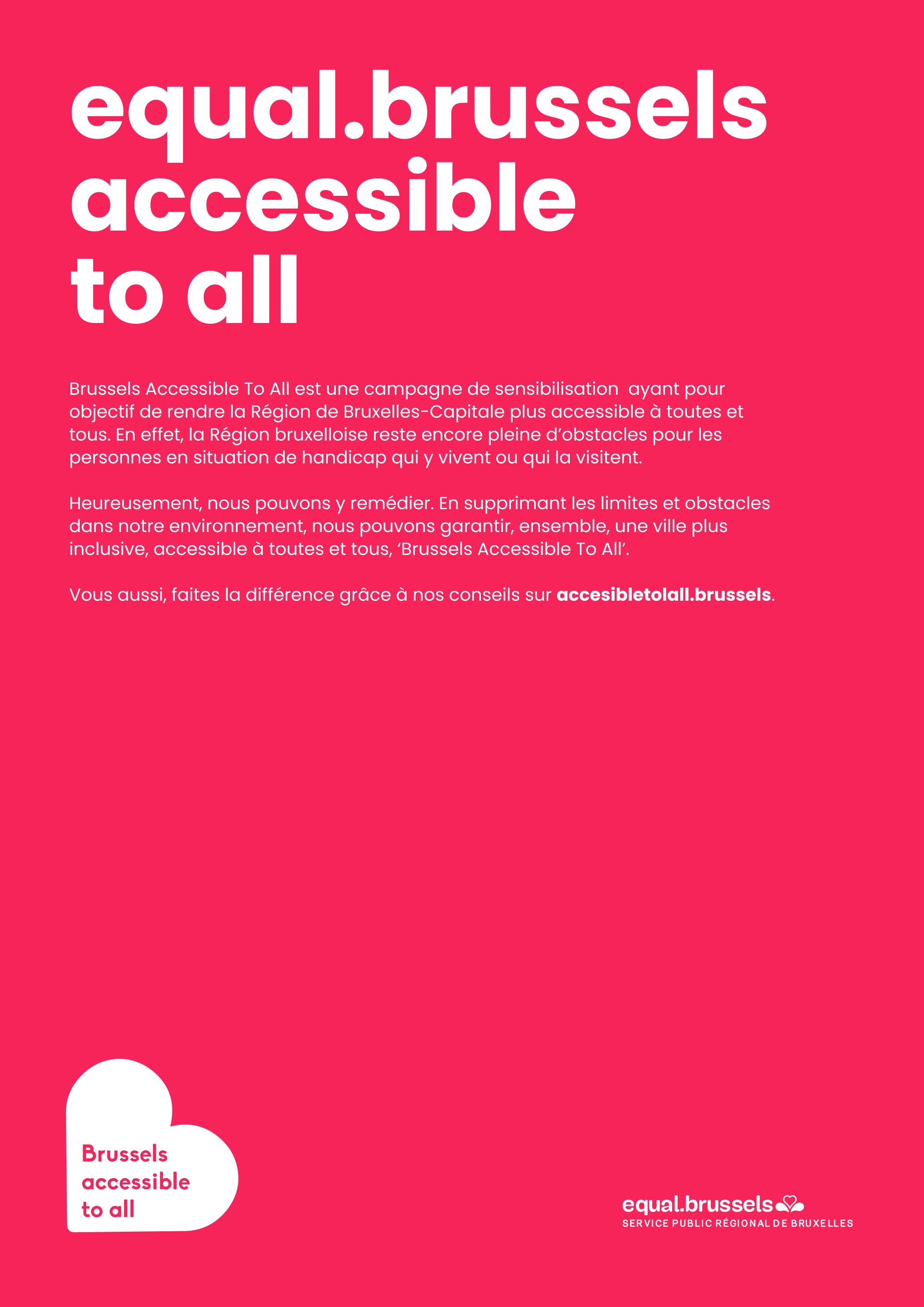 Brussels accesible to all poster